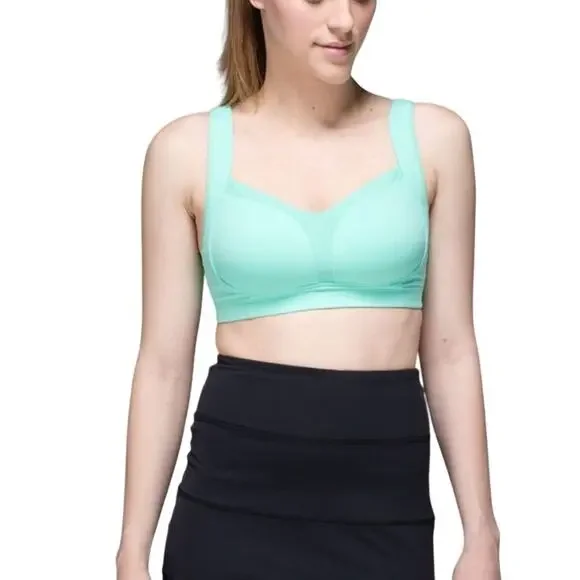 Lululemon Athletica Ta Ta Tamer II Adjustable Bra Mesh Trim (C-E cup) Size 34C - Picture 1 of 8